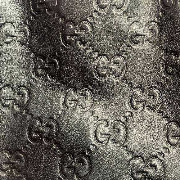 Gucci Guccissima Rare Leather Lining Sukey Vintage Med Shoulder Tote Bag Black - Picture 7 of 17